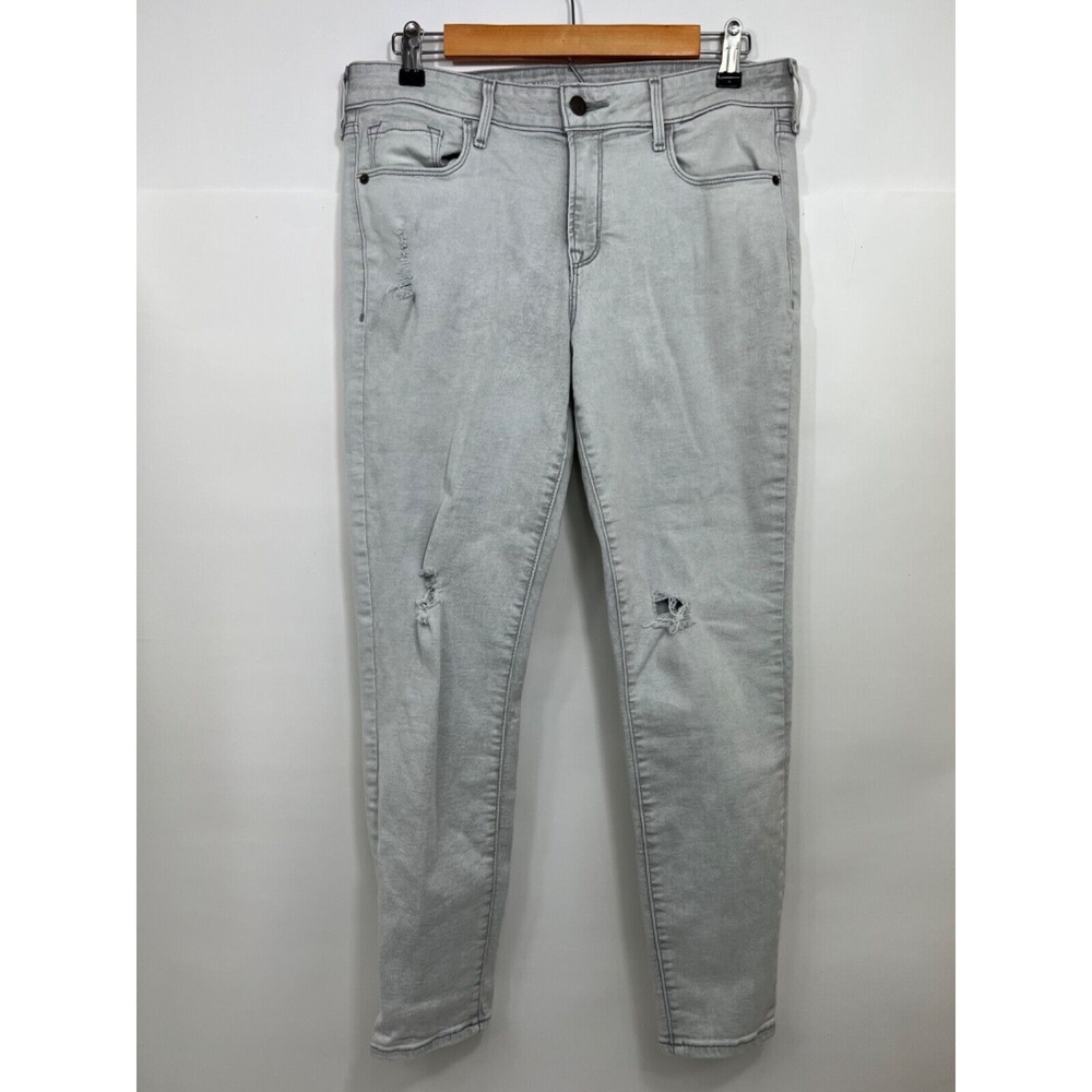 Old Navy Rockstar Ripped Distressed Stone Wash Jeans Size‎ 10